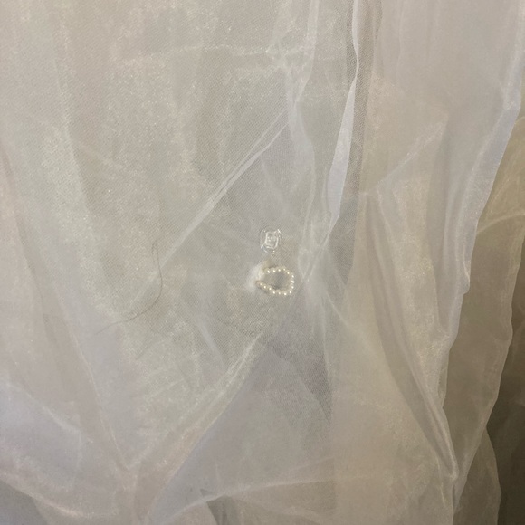 Sitters Midgley Haute Couture White Diamonds & a few pearls Wedding Dress size 6 - Picture 5 of 16